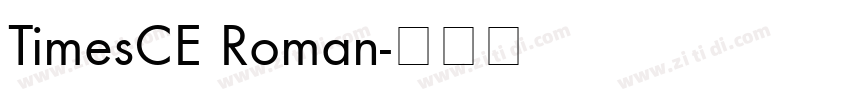 TimesCE Roman字体转换